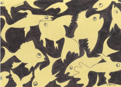 Gold Fishes Greeting Card