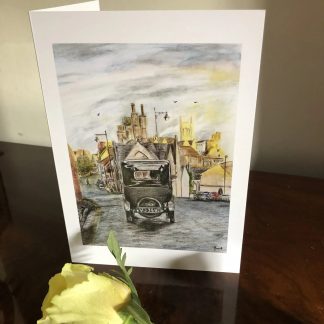 A Ride Into Stamford Greeting Card